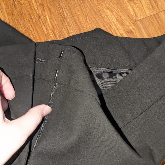 Talbots Signature Dress Pants Womens Size 16 Black Stretch Business Slacks Zip - Picture 12 of 13